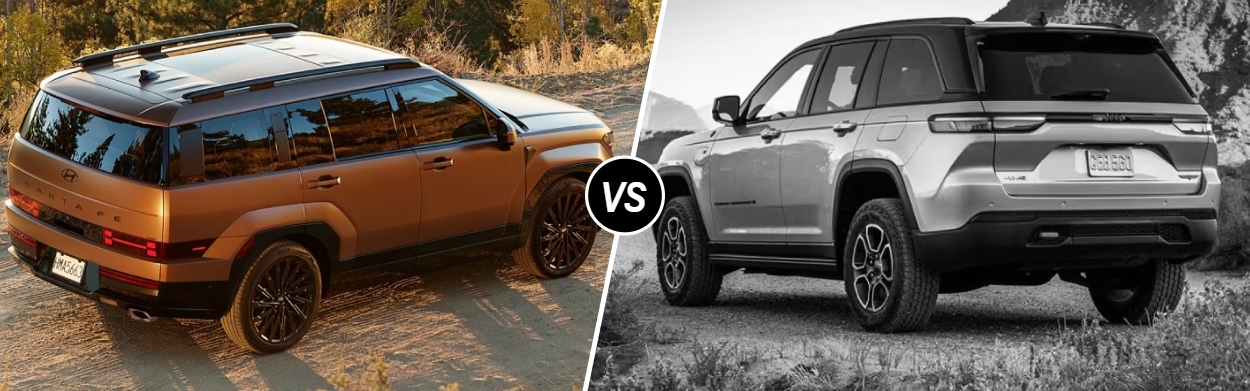 2025 Hyundai Santa Fe vs 2025 Jeep Grand Cherokee near Riverside, CA