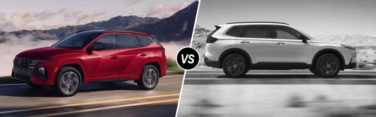 2025 Hyundai Tucson Hybrid vs 2025 Honda CR-V Hybrid in Southfield, MI