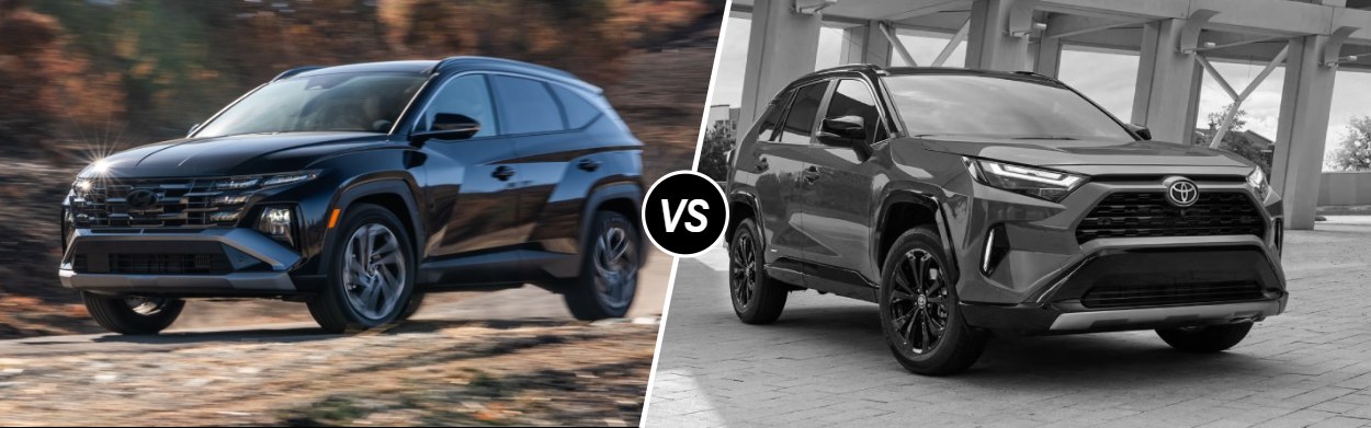 2025 Hyundai Tucson Hybrid vs 2025 Toyota RAV4 Hybrid near Detroit, MI