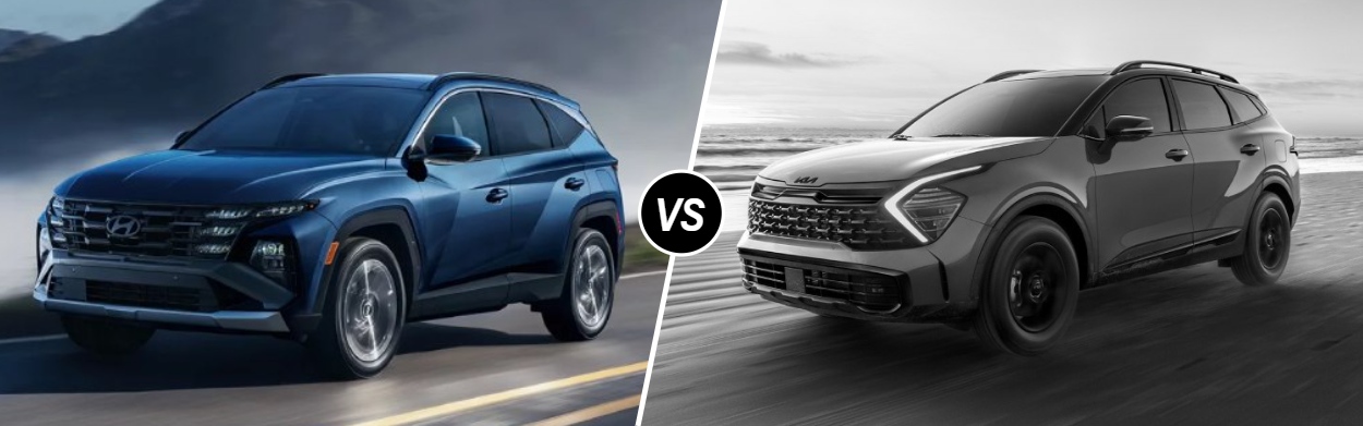 2025 Hyundai Tucson vs 2025 Kia Sportage near Riverside, CA