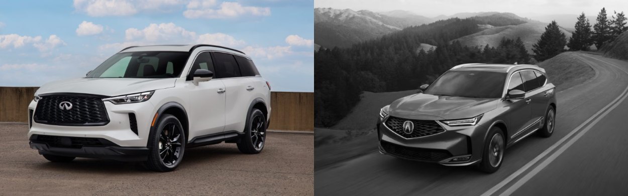 2025 INFINITI QX60 vs 2025 Acura MDX near Denver, CO