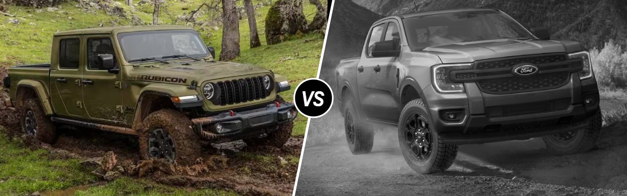 2025 Jeep Gladiator vs 2025 Ford Ranger in Boulder, CO