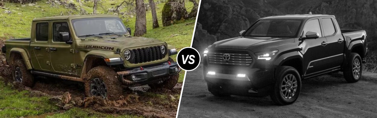 2025 Jeep Gladiator vs 2025 Toyota Tacoma near Denver, CO