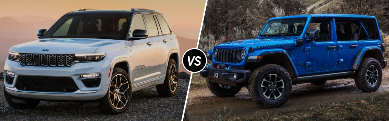 2025 Jeep Grand Cherokee 4xe vs 2025 Jeep Wrangler 4xe in Boulder, CO