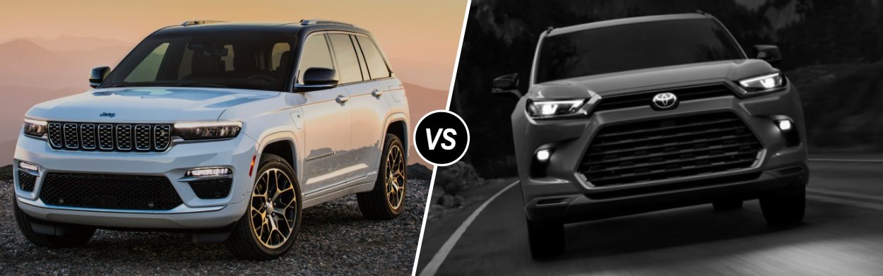 2025 Jeep Grand Cherokee 4xe vs 2025 Toyota Grand Highlander Hybrid in Boulder, CO