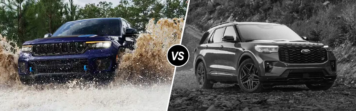 2025 Jeep Grand Cherokee vs 2025 Ford Explorer near Loudoun County, VA