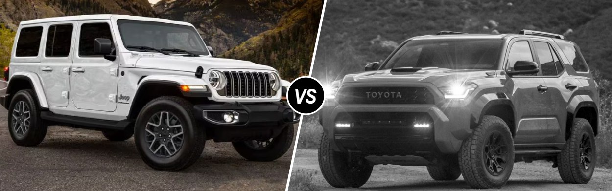 2025 Jeep Wrangler vs 2025 Toyota 4Runner in Santa Rosa, CA