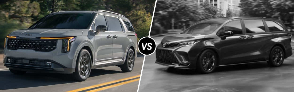 2025 Kia Carnival MPV Hybrid vs 2025 Toyota Sienna near Denver, CO