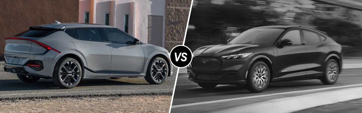 2025 Kia EV6 vs 2025 Ford Mustang Mach-E near Centennial, CO