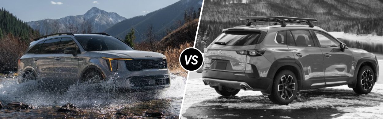 2025 Kia Sorento vs 2025 Mazda CX-50 in Southfield, MI