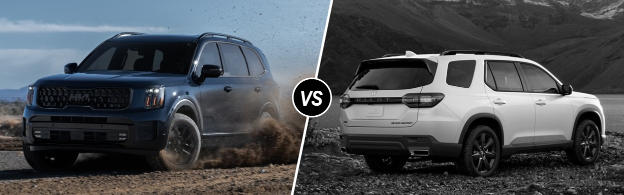 2025 Kia Telluride vs 2025 Honda Pilot in Woodbridge, NJ