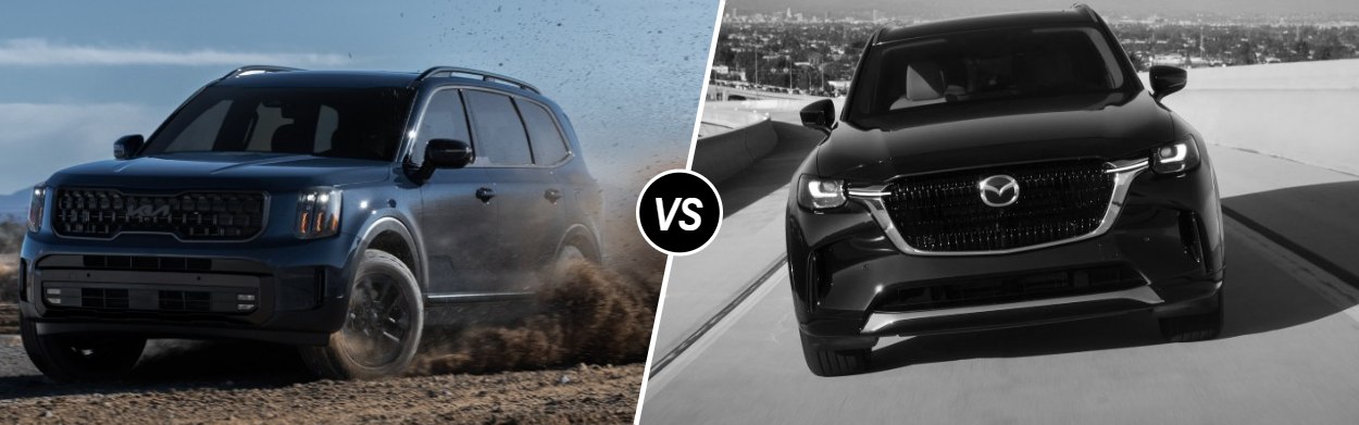 2025 Kia Telluride vs 2025 Mazda CX-90 near Detroit, MI