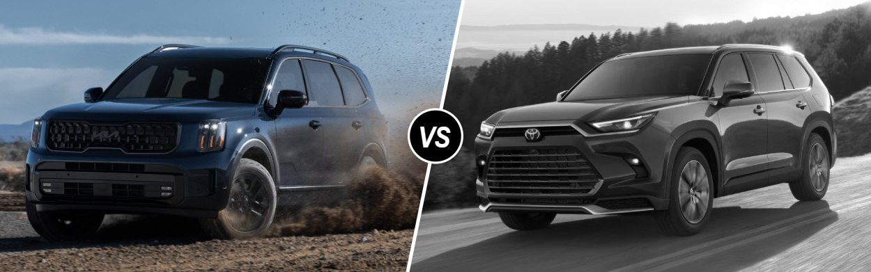 2025 Kia Telluride vs 2025 Toyota Grand Highlander in San Antonio, TX