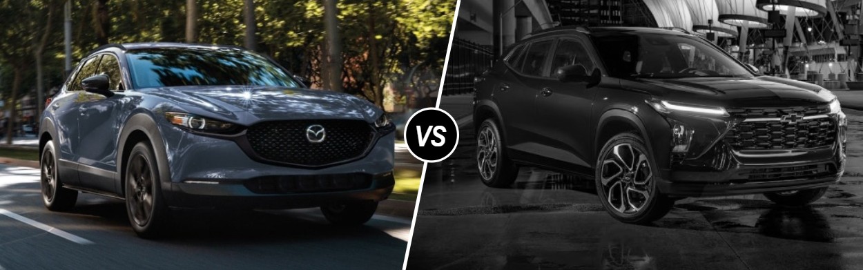 2025 Mazda CX-30 vs 2025 Chevrolet Trax near Gilbert, AZ