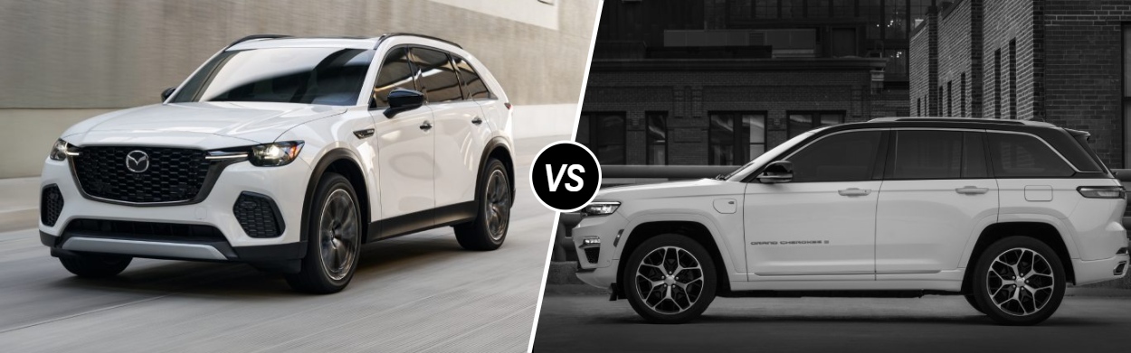 2025 Mazda CX-70 Plug-in Hybrid vs 2025 Jeep Grand Cherokee 4xe near Chino, CA