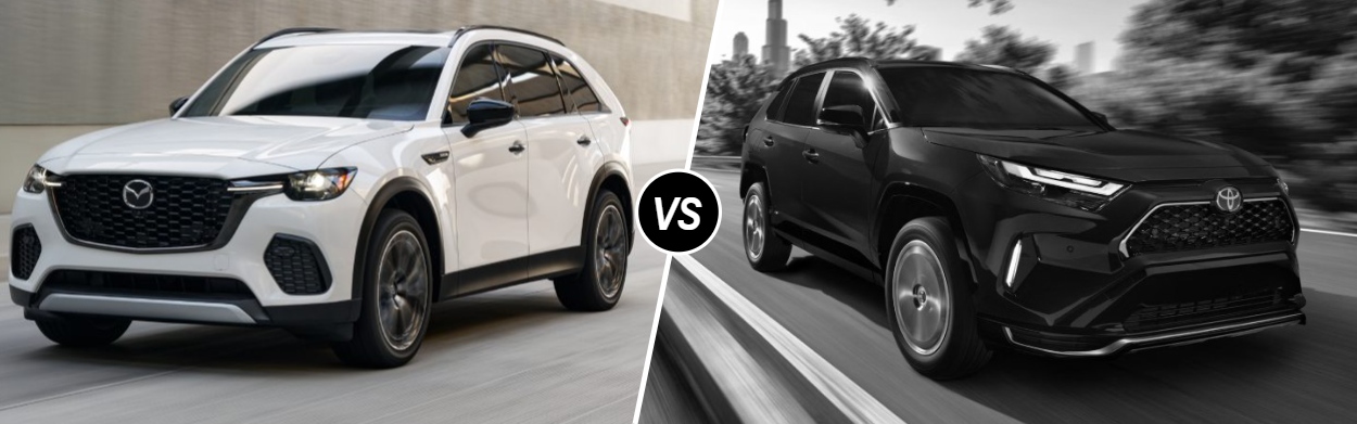 2025 Mazda CX-70 Plug-in Hybrid vs 2025 Toyota RAV4 Plug-in Hybrid in Las Vegas, NV