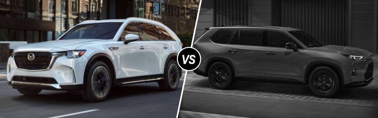 2025 Mazda CX-90 Plug-in Hybrid vs 2025 Toyota Grand Highlander Hybrid in Corona, CA