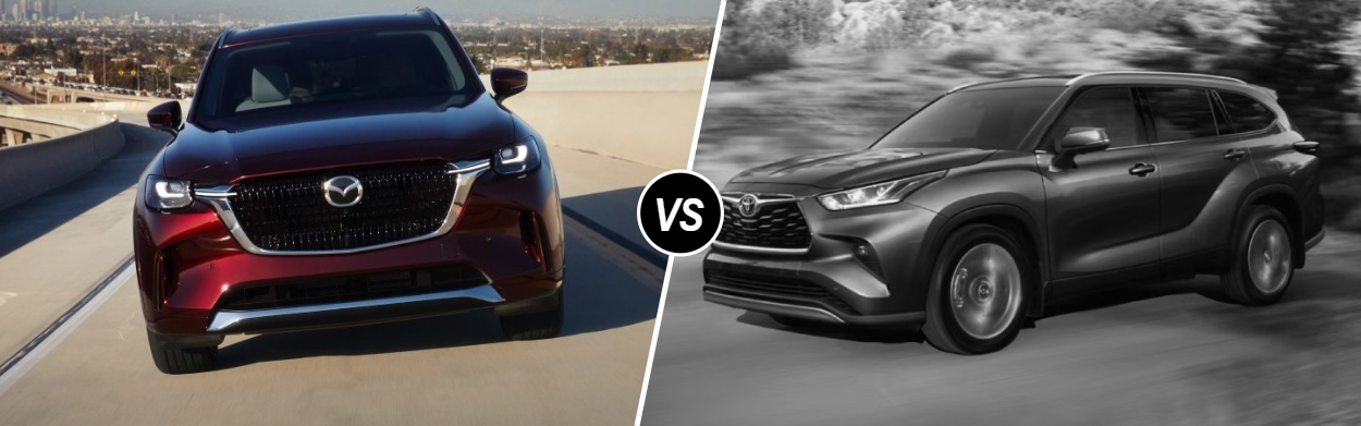2025 Mazda CX-90 vs 2025 Toyota Highlander in Mesa, AZ