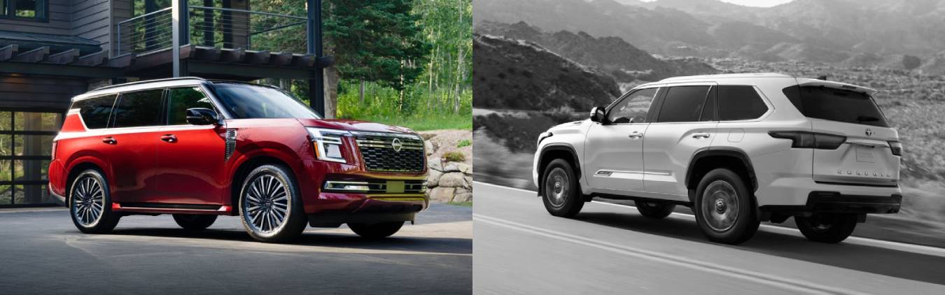 2025 Nissan Armada vs 2025 Toyota Sequoia in San Antonio, TX