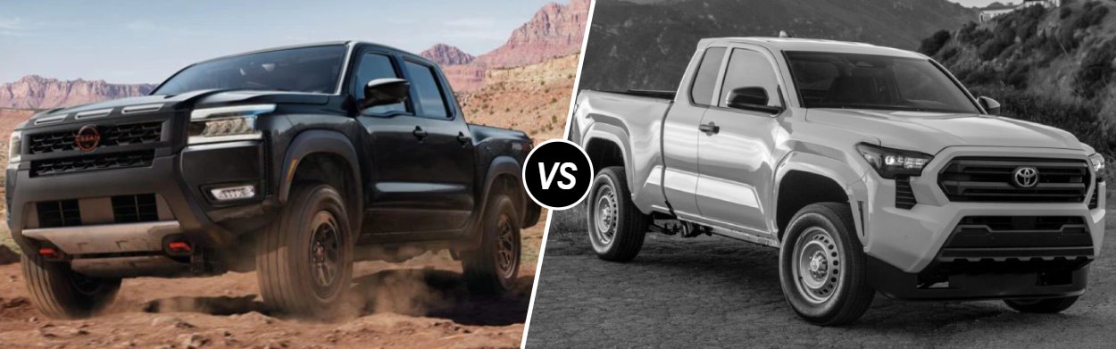 2025 Nissan Frontier vs 2025 Toyota Tacoma near Santa Maria, CA