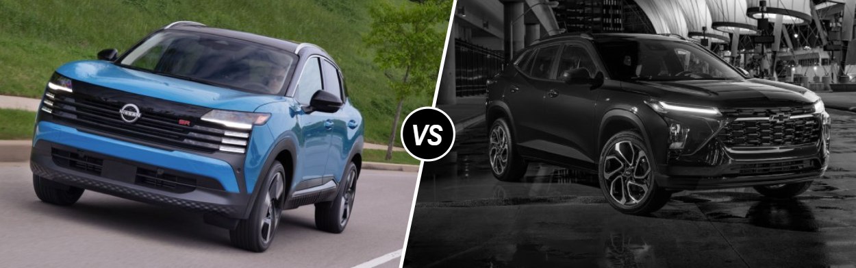 2025 Nissan Kicks vs 2025 Chevrolet Trax near Santa Maria, CA