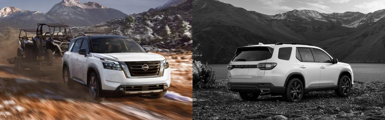 2025 Nissan Pathfinder vs 2025 Honda Pilot in San Antonio, TX