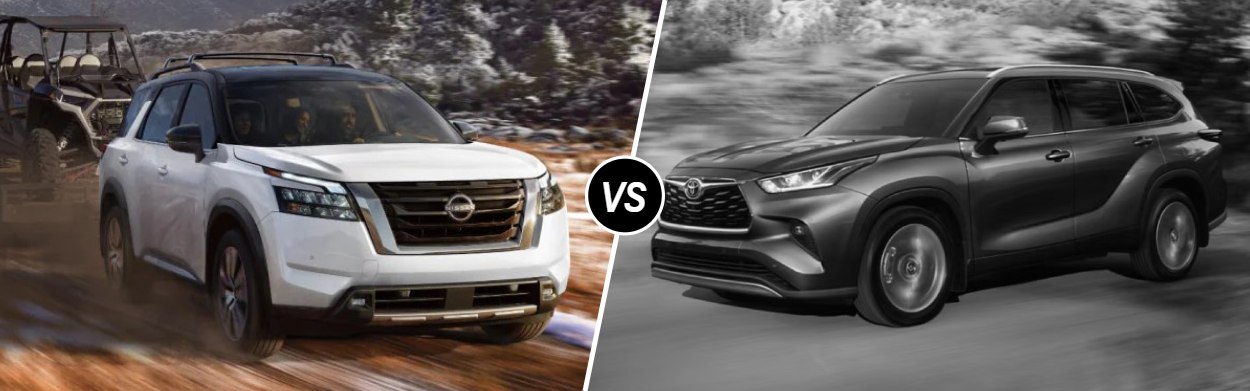 2025 Nissan Pathfinder vs 2025 Toyota Highlander near Santa Maria, CA