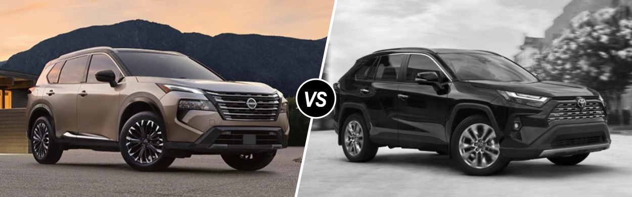 2025 Nissan Rogue vs 2025 Toyota RAV4 in San Antonio, TX