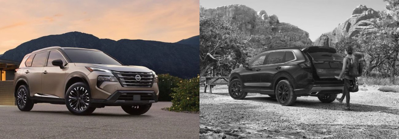 Nissan Rogue vs Honda CR-V compact SUV comparison