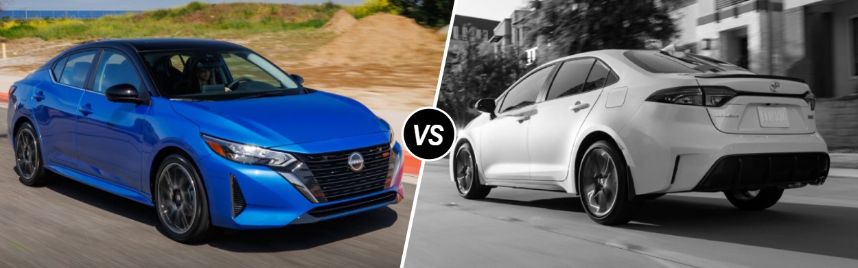 2025 Nissan Sentra vs 2025 Toyota Corolla near Santa Maria, CA