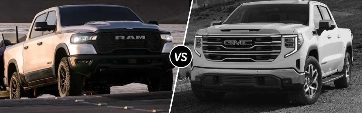 2025 RAM 1500 vs 2025 GMC Sierra 1500 near Fort Collins, CO