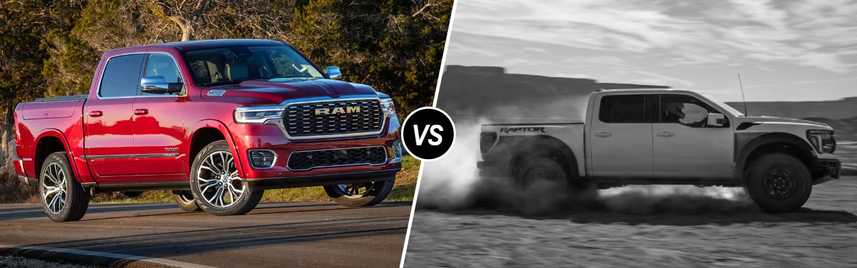 2025 RAM 1500 vs 2025 Ford F-150 near Lewiston ME