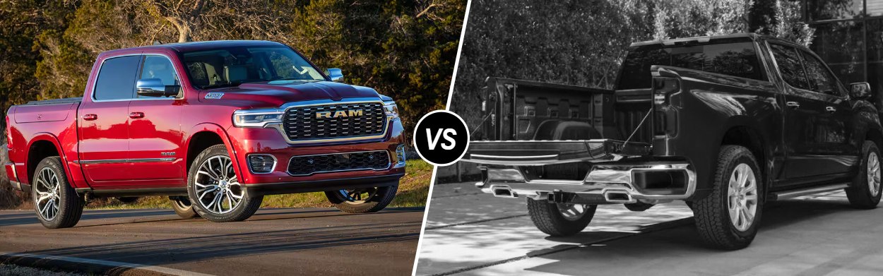 2025 Ram 1500 vs 2025 Chevrolet Silverado 1500 in San Antonio, TX