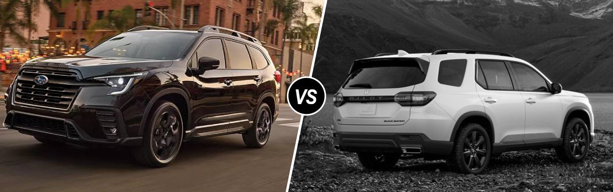 2025 Subaru Ascent vs 2025 Honda Pilot in Southfield, MI