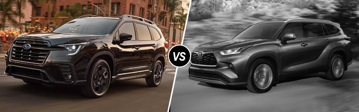 2025 Subaru Ascent vs 2025 Toyota Highlander near Lewiston, ME