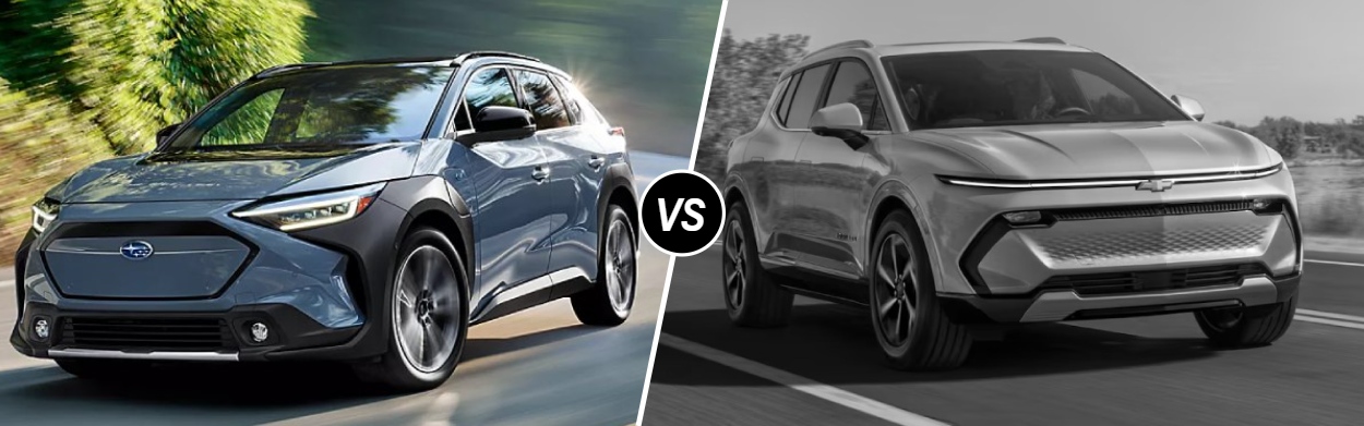 2025 Subaru Solterra vs 2025 Chevrolet Equinox EV near Detroit, MI