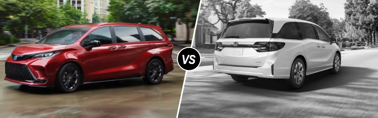2025 Toyota Sienna vs 2025 Honda Odyssey in Woodbridge, NJ