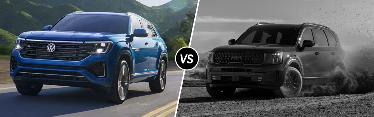 2025 Volkswagen Atlas Cross Sport vs 2025 Kia Telluride in Colorado Springs, CO