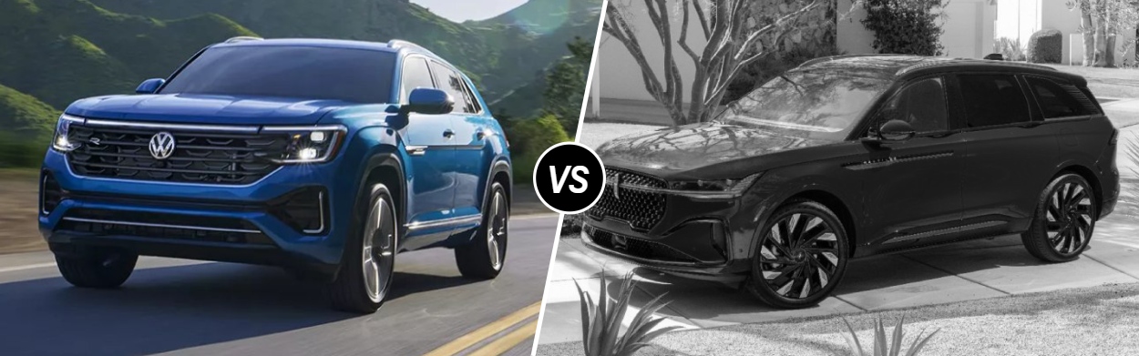 2025 Volkswagen Atlas Cross Sport vs 2025 Lincoln Nautilus in Corona, CA