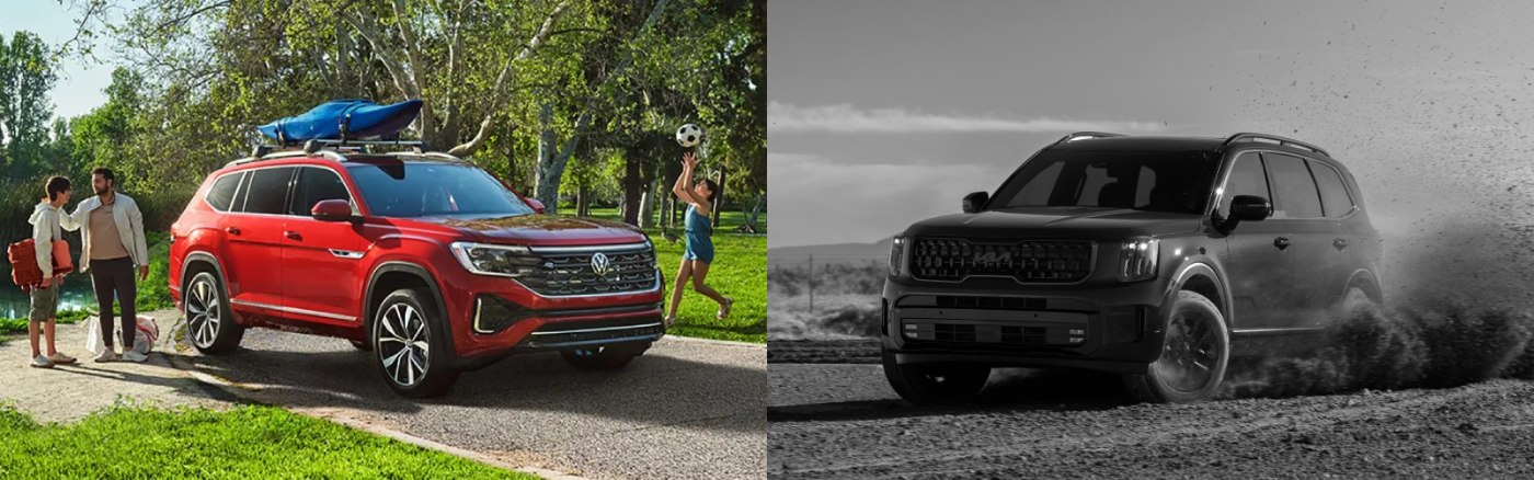 2025 Volkswagen Atlas vs 2025 Kia Telluride in San Antonio, TX