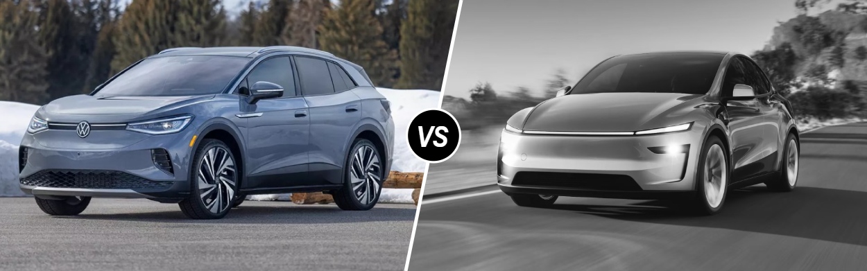 2025 Volkswagen ID.4 vs 2025 Tesla Model Y in Denver, CO