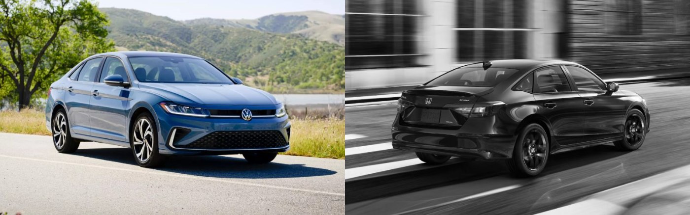 2025 Volkswagen Jetta vs 2025 Honda Civic Sedan in San Antonio, TX