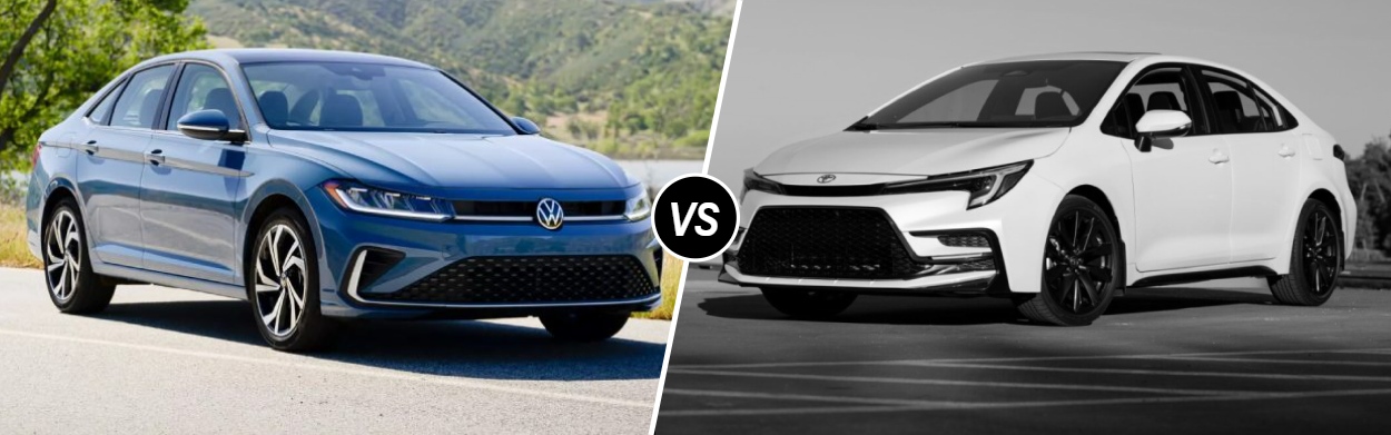 2025 Volkswagen Jetta vs 2025 Toyota Corolla in Salinas, CA