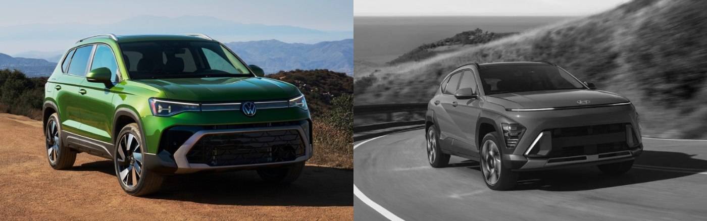 2025 Volkswagen Taos vs 2025 Hyundai Kona in San Antonio, TX