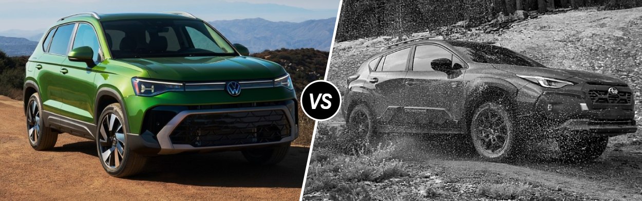 2025 Volkswagen Taos vs 2025 Subaru Crosstrek in San Antonio, TX