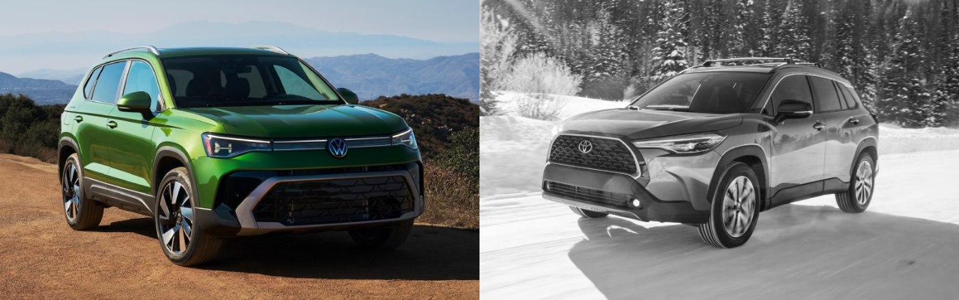 2025 Volkswagen Taos vs 2025 Toyota Corolla Cross in San Antonio, TX