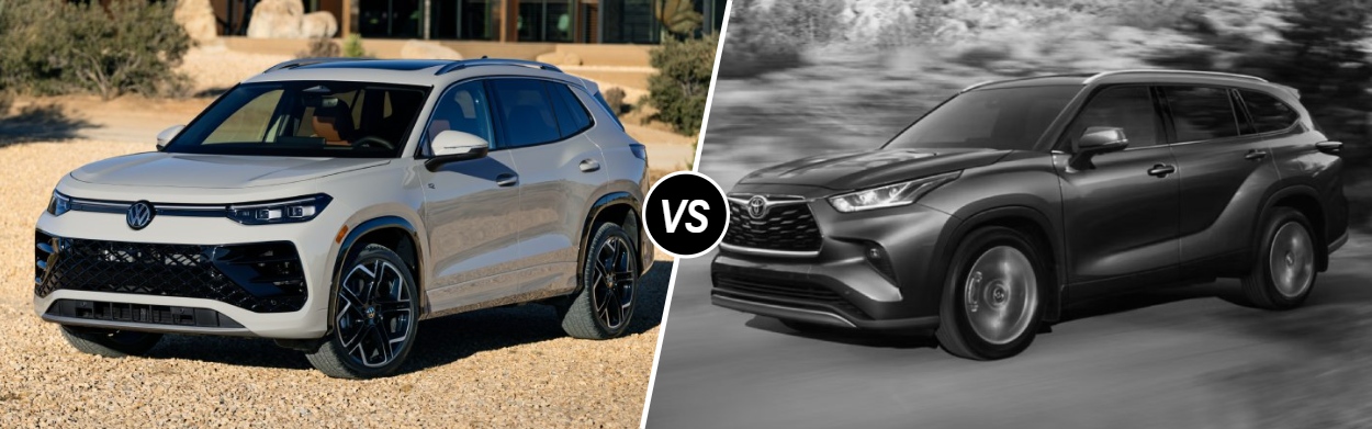 2025 Volkswagen Tiguan vs 2025 Toyota Highlander near New Braunfels, TX