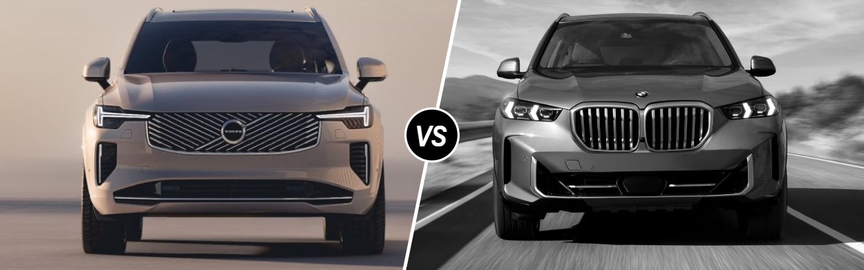 2025 Volvo XC90 vs 2025 BMW X5 SUV near Aurora, CO