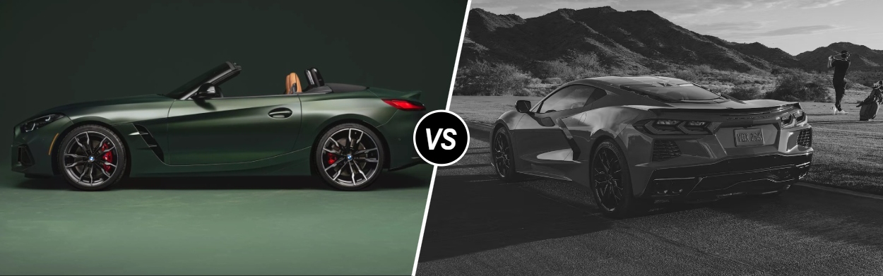 2026 BMW Z4 vs 2026 Chevrolet Corvette Stingray in San Luis Obispo, CA