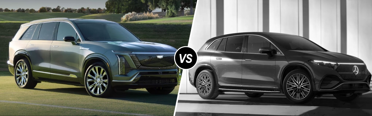 2026 Cadillac VISTIQ vs 2026 Mercedes-Benz EQS SUV in Denver, CO